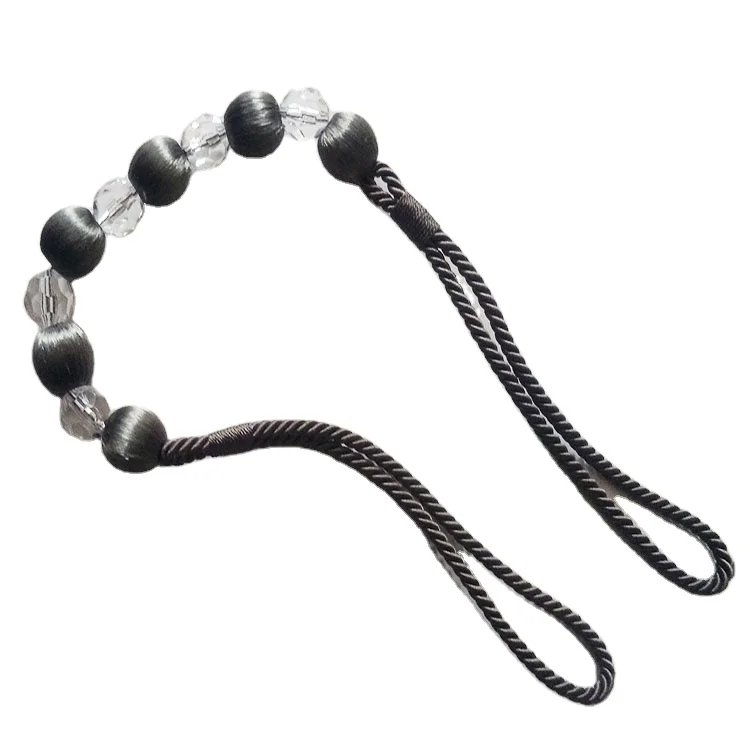 big Acrylic beads curtain tieback tassels fringe  2016 new products  curtains for the living room