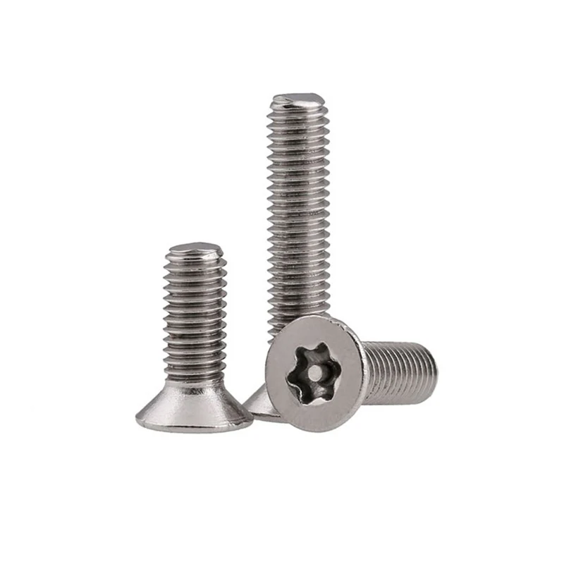 Stainless Steel Pan Head Anti-Theft Screws Pan Round Head Torx Pin Custom Security Screws