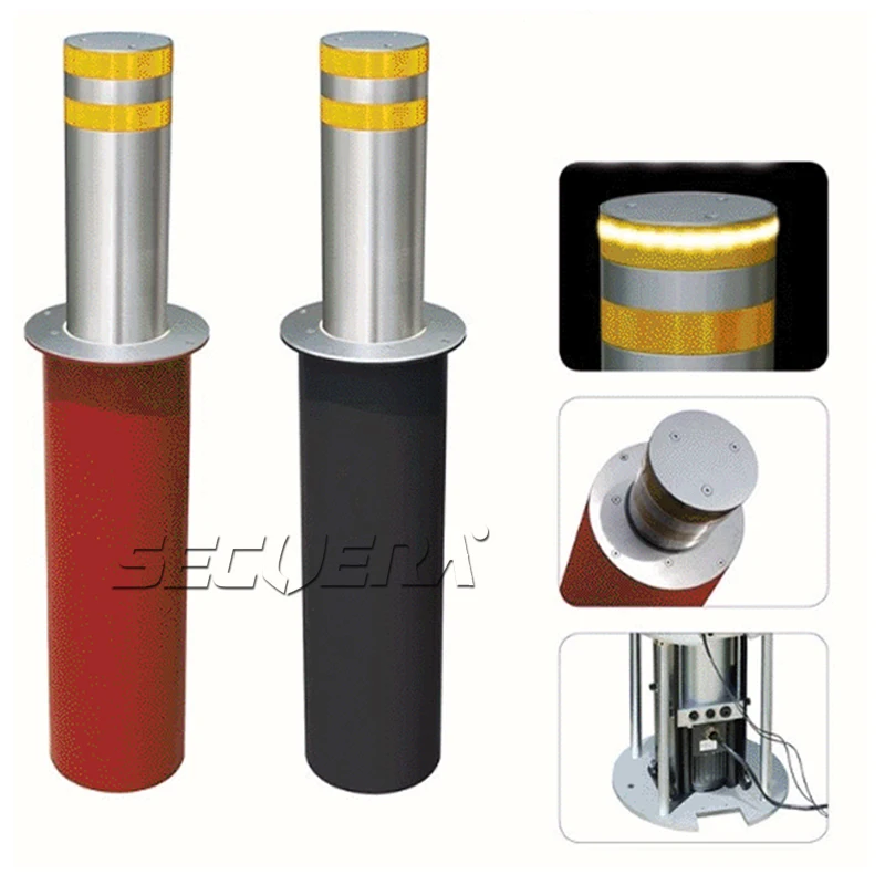 2024 Hydraulic Automatic Rising Bollards Security Bollards 168mm Road Traffic Automatic Lifting Roadblock