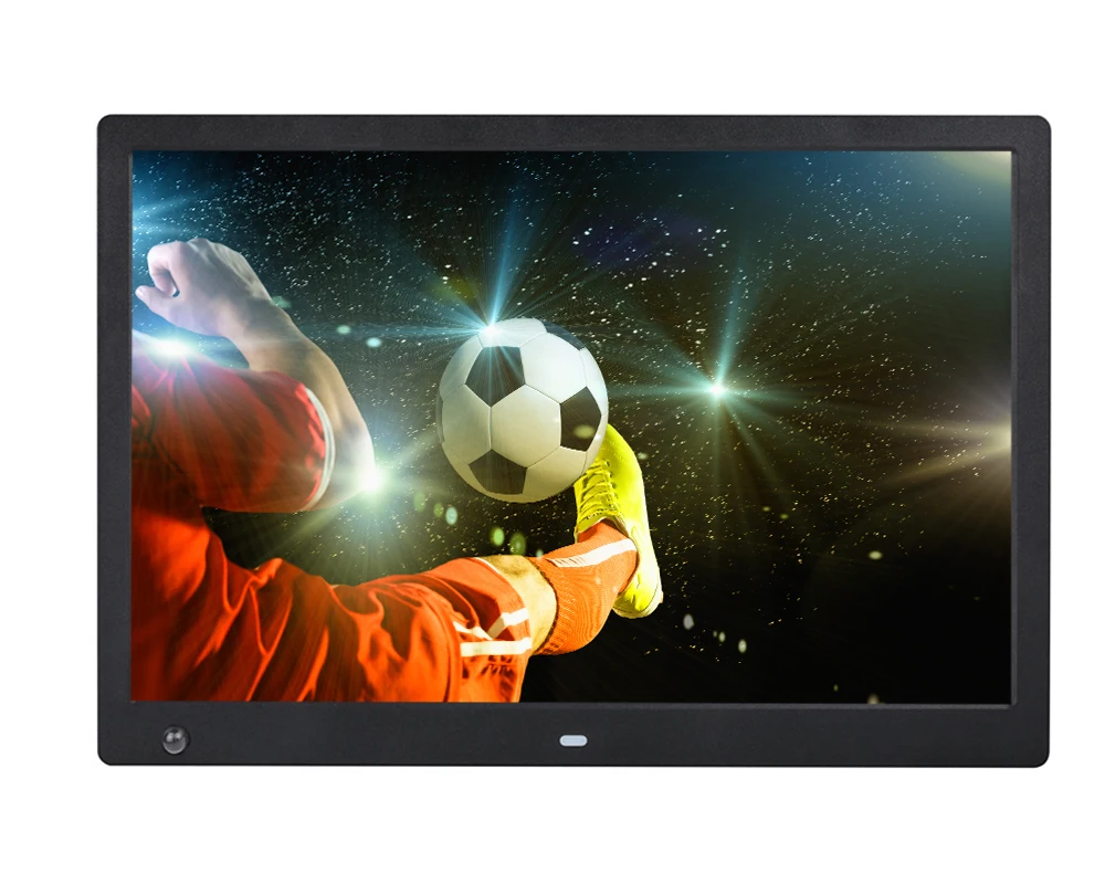 Download MP3 MP4 Video Player 15 inch wifi Motion Sensor LED Digital Photo Frame Wall Mount LCD