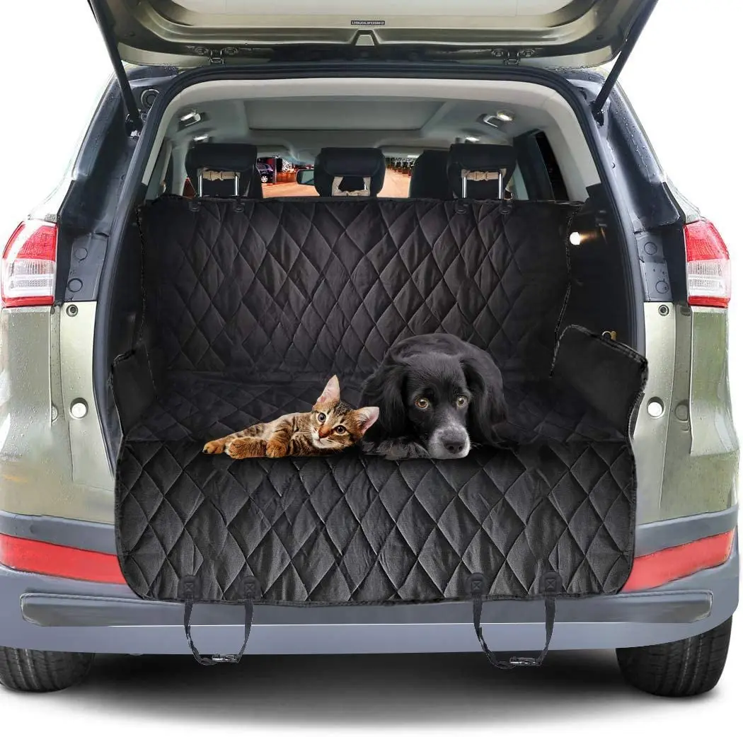 Waterproof Pet Hammock For Dogs In The Car Dog Car Accessories Trunk Cover Mats Dog Car Rear Back Protector