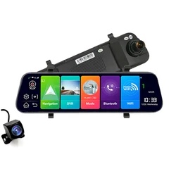10 inch android 2G+16GB GPS Navigation 4G Car dvr camera FHD 1080P ADAS dash cam FM WIFI driving recorder dvr rearview mirror