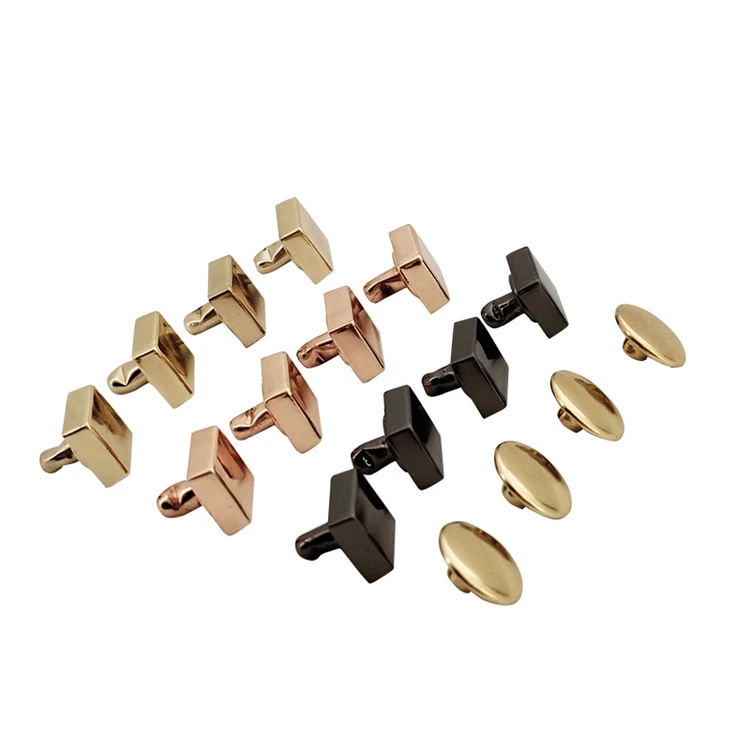 Wholesale High Quality 8mm Rose Gold Metal Rivet for For Leather Bag Accessories