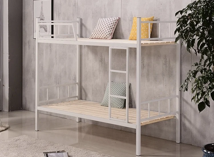 2021 wholesale fashion design iron metal school dormitory bunk bed