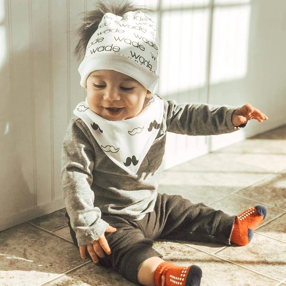 
organic cotton baby bandana bibs drool bibs bandana Snap Drool Bibs for Baby Boys for Drooling Eating Teething 