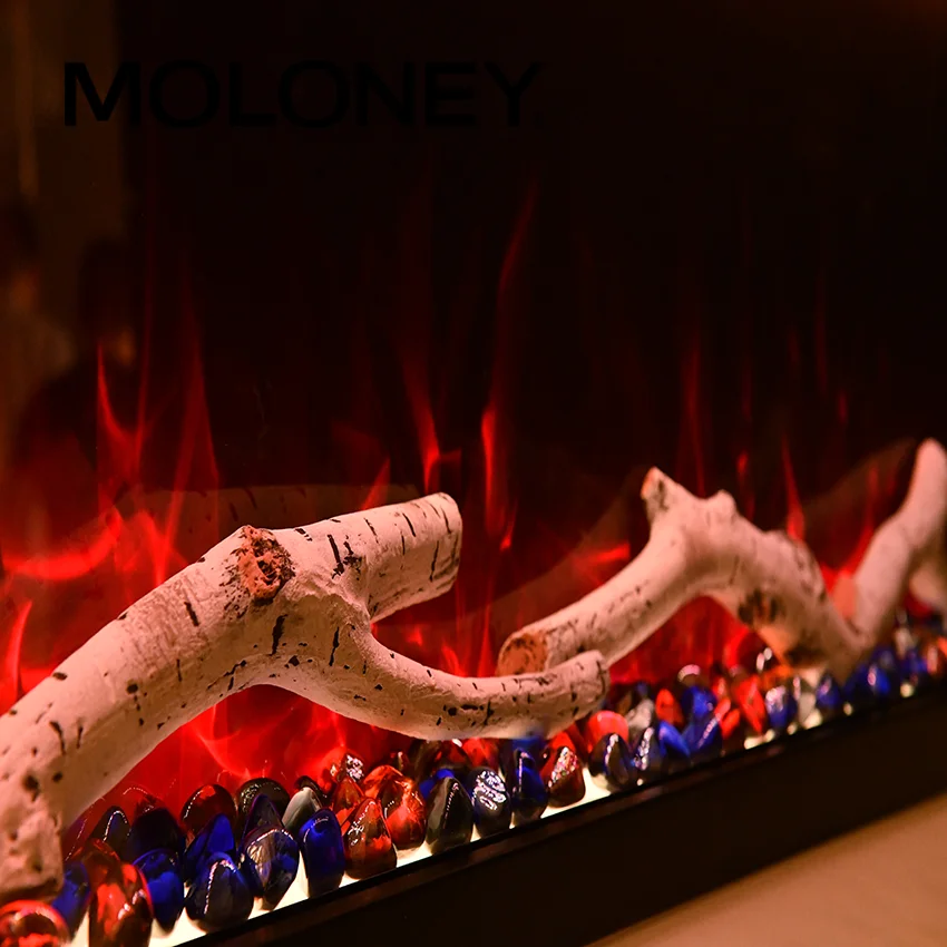 Manual keys plus remote control Screen High Temperature Decorative Electric Fireplace Artifical Fire Flame