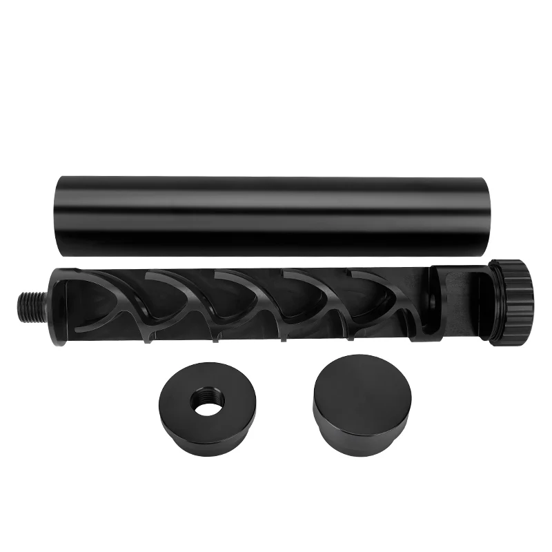 3rd Gen Single Core Monocore Aluminum 8.9'L  1.58' OD  0.4'ID  Tube 1/2x28 or 5/8x24 Solvent Trap Catch Fuel Filter Wix Napa