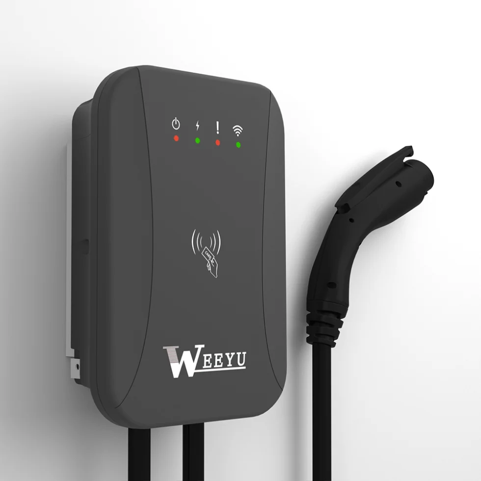 Зарядное устройство Weeyu OCPP для электромобилей настенная зарядная станция EV с