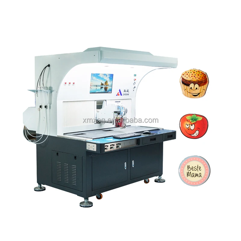 not spray but Glue dispensing machine Paint dispensing machine Automatic Spray Painting Machine For Refrigerator Magnet Lapel