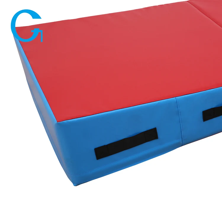 Gymnastics incline mat folding wedge mat for sale.