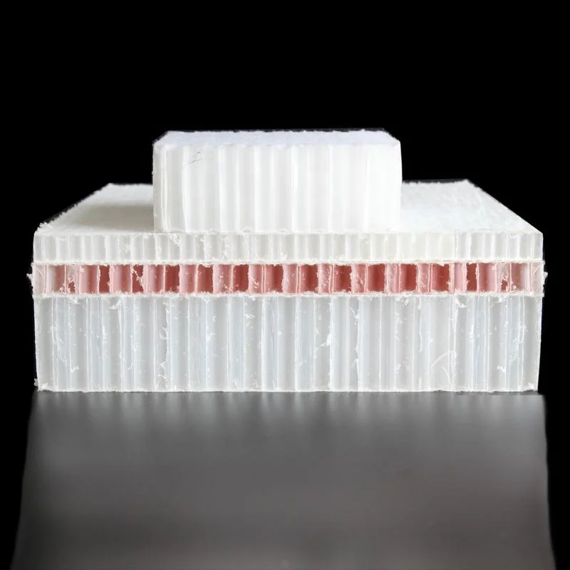 polypropylene honeycomb sheet in sandwich panel for container wall
