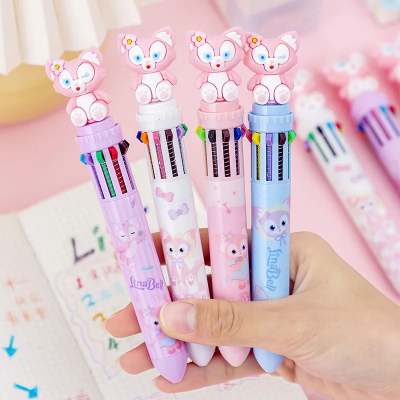 Trendy style stationary cute cartoon flamingo pattern advertising ballpoint pen