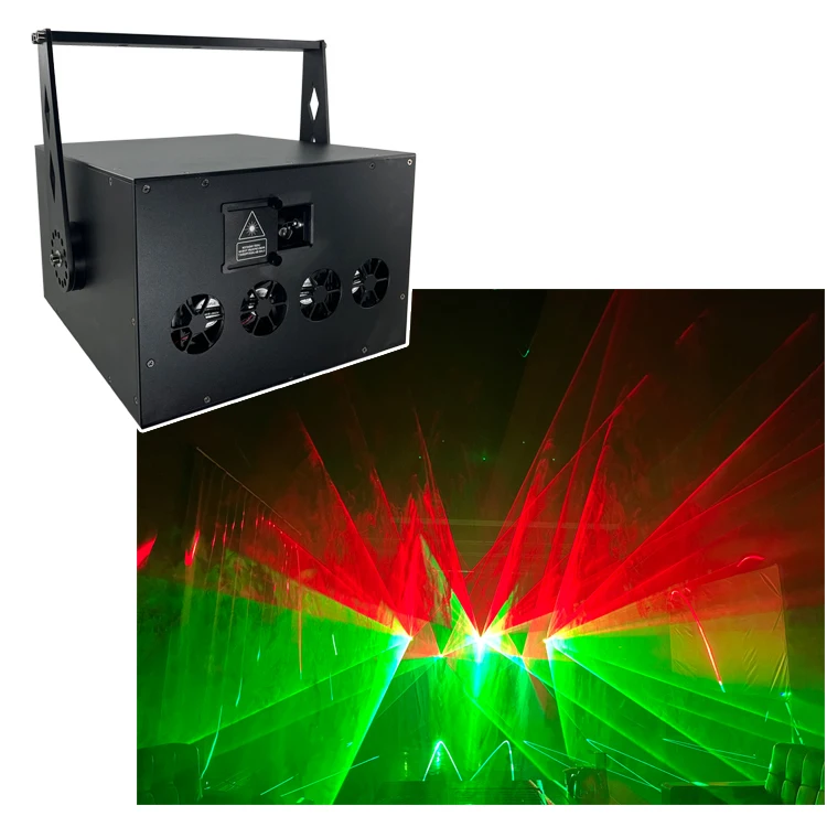 Beam Green Laser 20W Green Animation Laser For Stage Lighting Laser Show