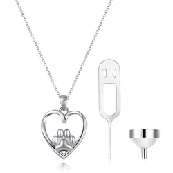 925 Sterling Silver Cremation Jewelry For Ashes Keepsake Minimalist Bar Necklace For Men Women