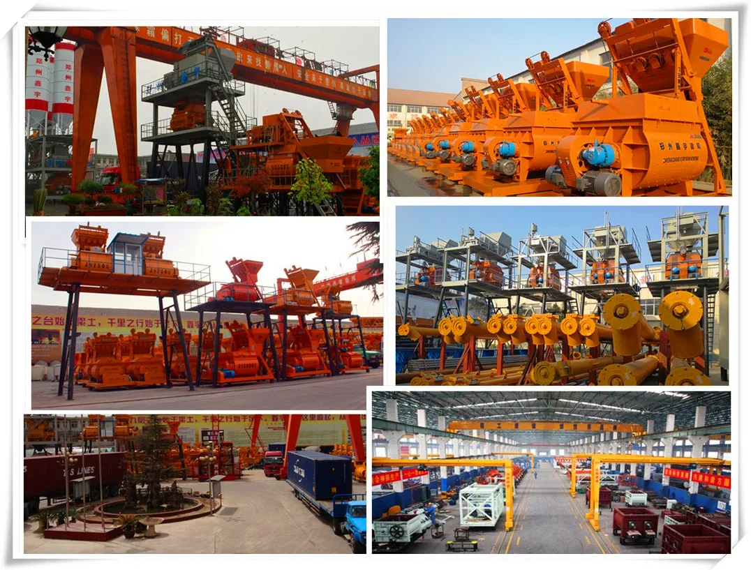 YHZS Series Mobile Batching Plant original Factory Twin Shaft Mixer Concrete Mixer Plant for Construction Site