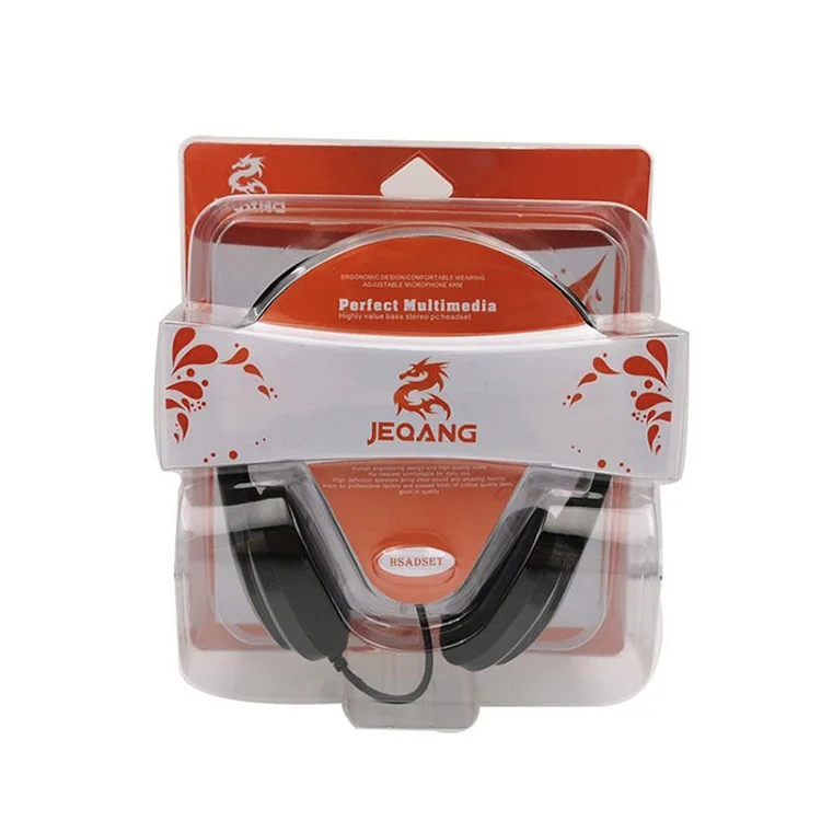 Factory Sale JEQANG JH-811 Headset Gaming 3.5mm Connector Computer Mobile Headband Style Call Center Over Ear Wired Headphone