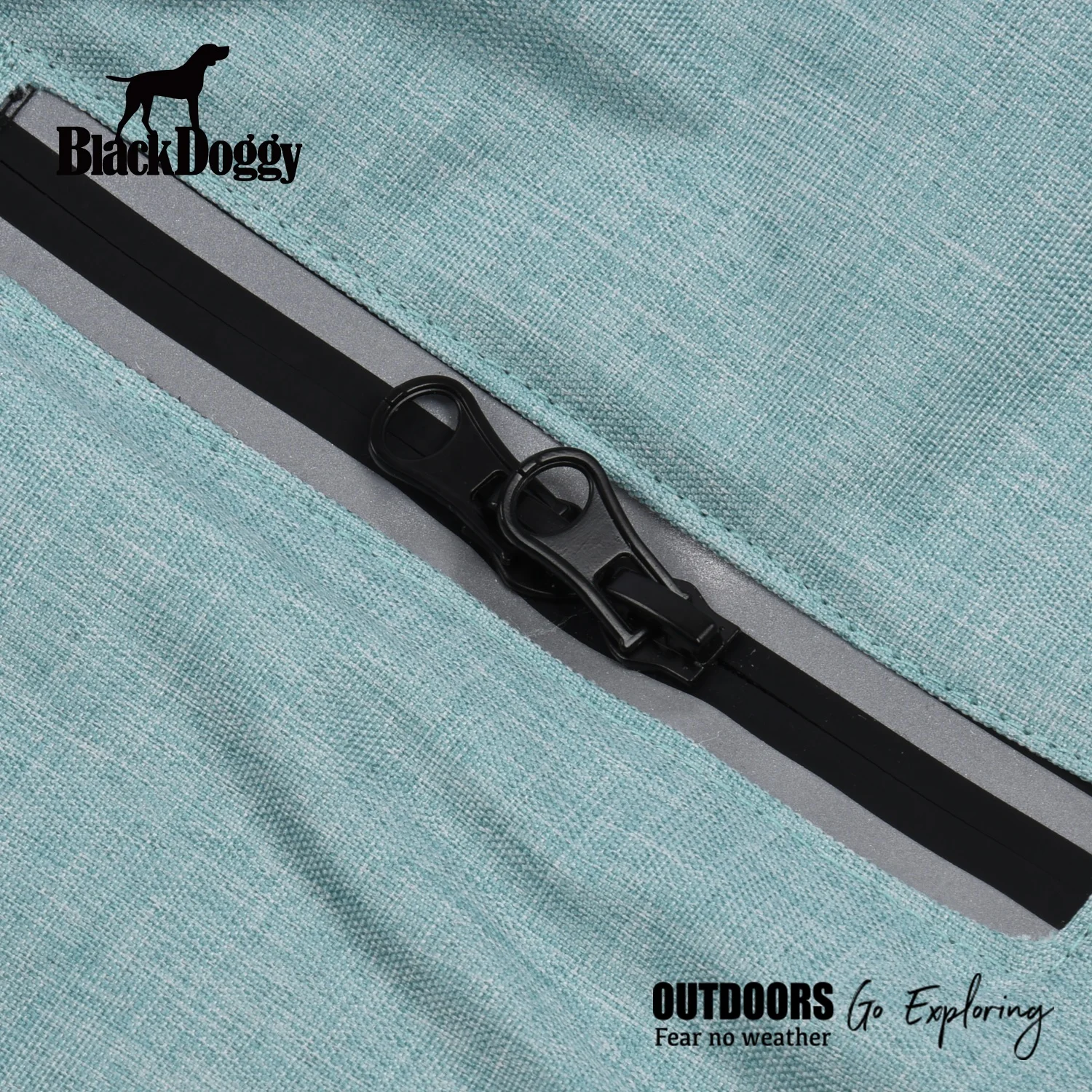 OEM Cationic Nylon Water Resistant Dog Winter Coat Pet Apparel for Large Dog Adventure