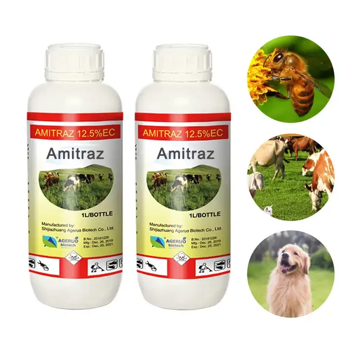 Agricultural Insecticides Chemicals Acaricide Amitraze Solution 12.5 Amitraze 12.5% 20% EC For Bees Varroa agriculture