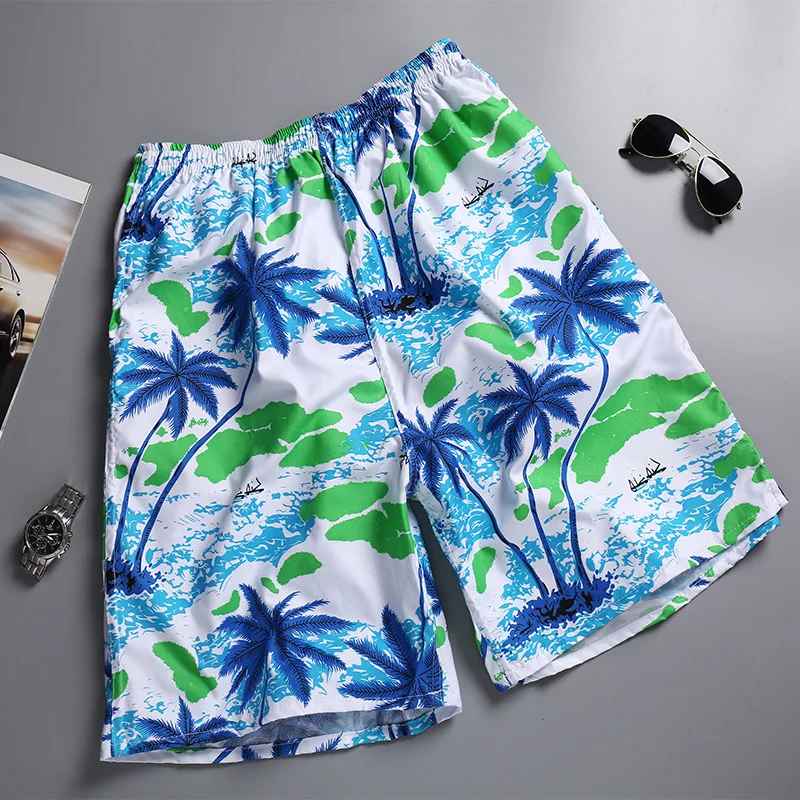 Factory Hot Sell Camouflage, Stripes, Coconut Beach Vacation Men Short Custom Unisex Swimming Shorts