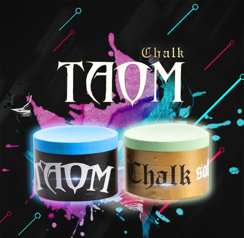 Original TAOM v10 Billiard Chalk 9 x Cubes with TAOM Storage Box Included for sale
