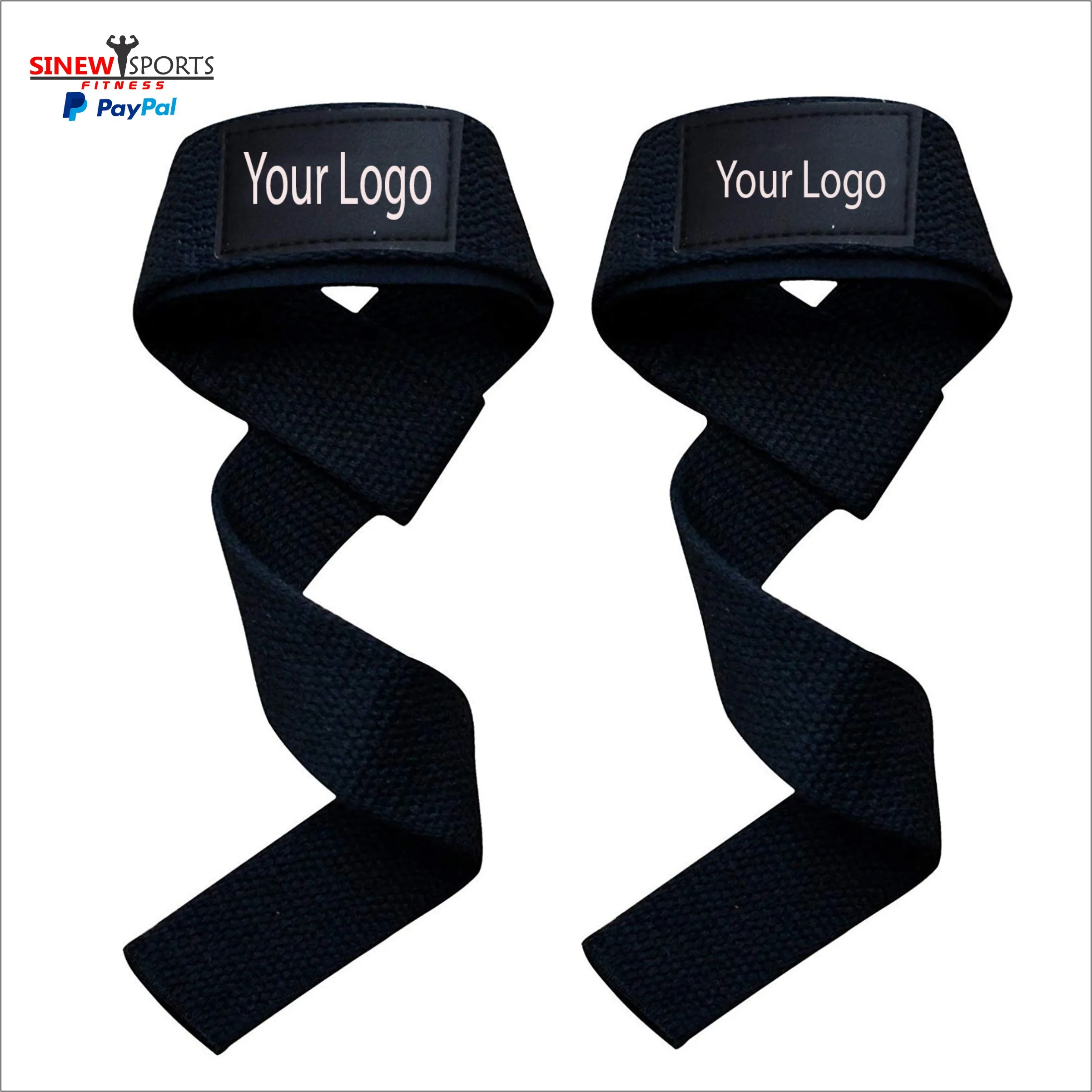 Custom Weight Lifting Wrist Straps for Body Building, Powerlifting, Gym Accessories Deadlifts Wrist Supports 2020 PK