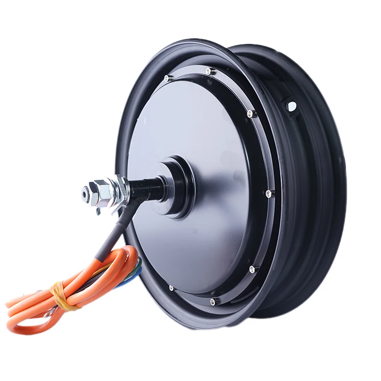 10 Inch 2000W 2500W Electric Vehicle High-power Brushless Dc Electric Motorcycle Motor Hub Motor 72v Brushless Wheel 200MM