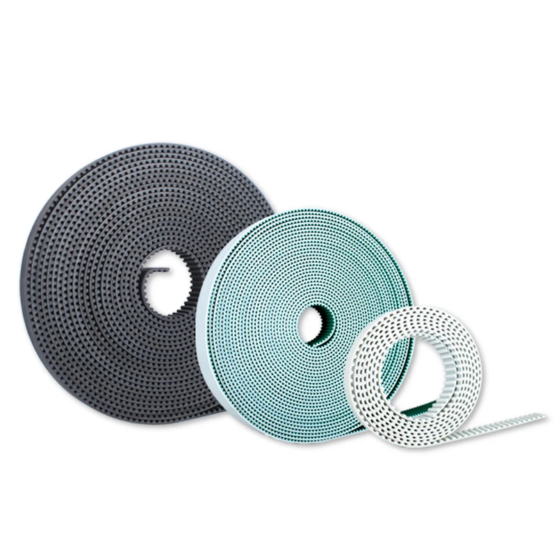 3M white polyurethane synchronous belt PU open belt S3M*10/15/20 wide pulley wire belt