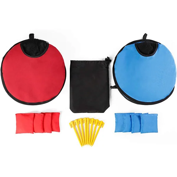 Custom 2x4ft Portable Outdoor Folding Corn Hole Game Cornhole Boards 5 Holes bean bag toss game for Parks & Backyards