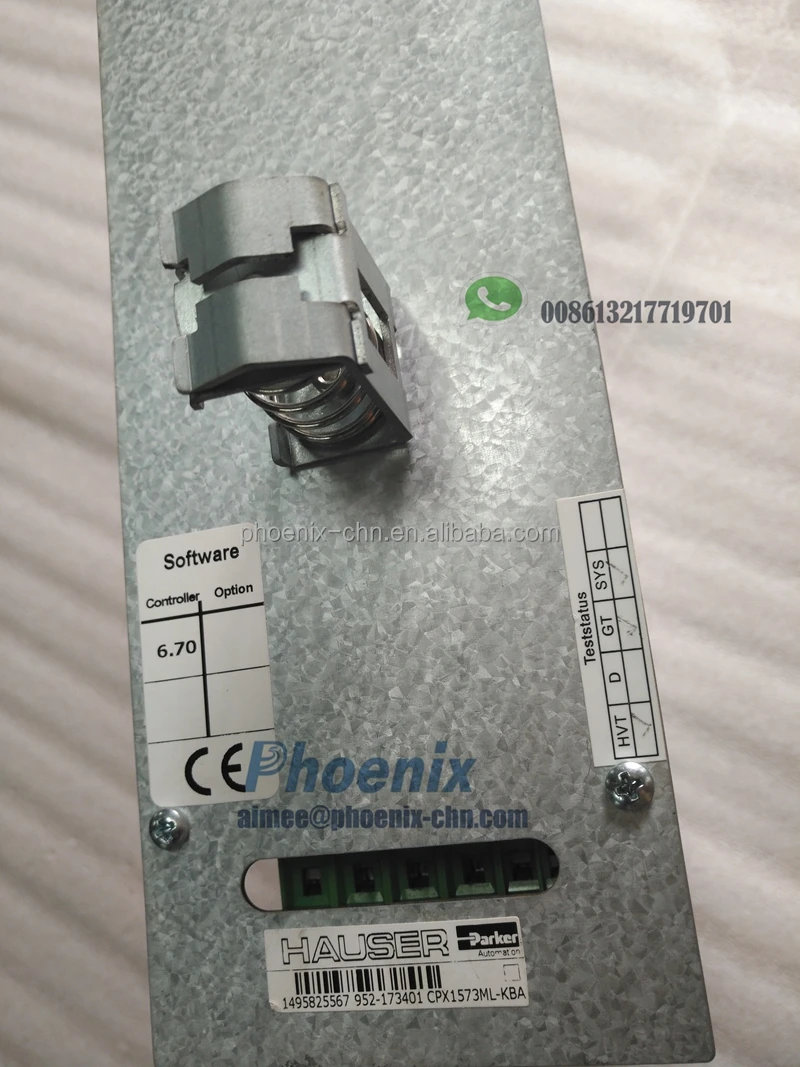 Good Quality Original  Germany COMPAX 952-173401 CPX1573ML HAUSER Parker L0852761 Suit for KBA Printing Machinery Part