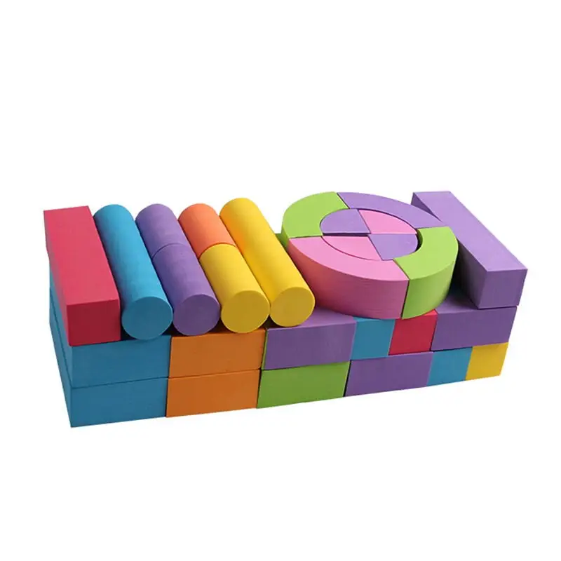 ENGINE OEM Custom Educational Construction Toy Passed Safety Non Toxic DIY EVA Large Foam Building Blocks Kids