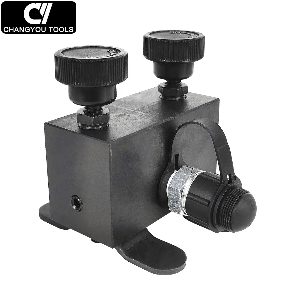 Two  Way Manifold Valve ZG 3/8 Male Coupler distributor valve