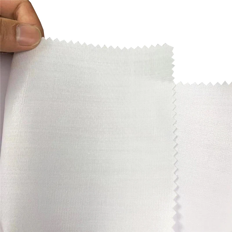xingyan 135gsm t shirt iron on cuff collar fusing interlining for shirt and collar