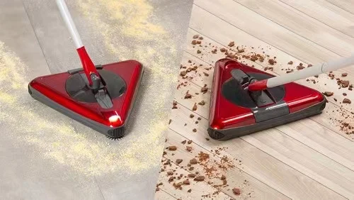 Fast Sweeper Powerful and Lightweight Sweep with Light Triangular, cordless, lightweight, rechargeable floor cleaner