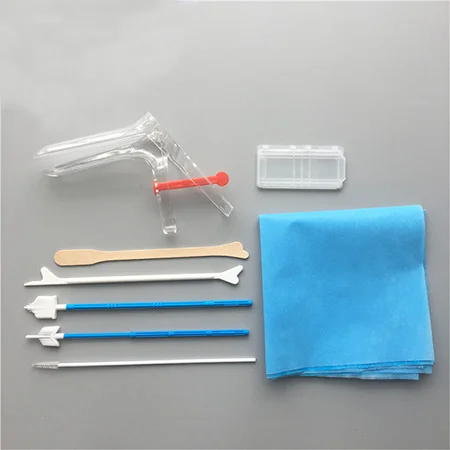 Disposable stetile gyne examination kit vaginal speculum kit gynecological examine kit