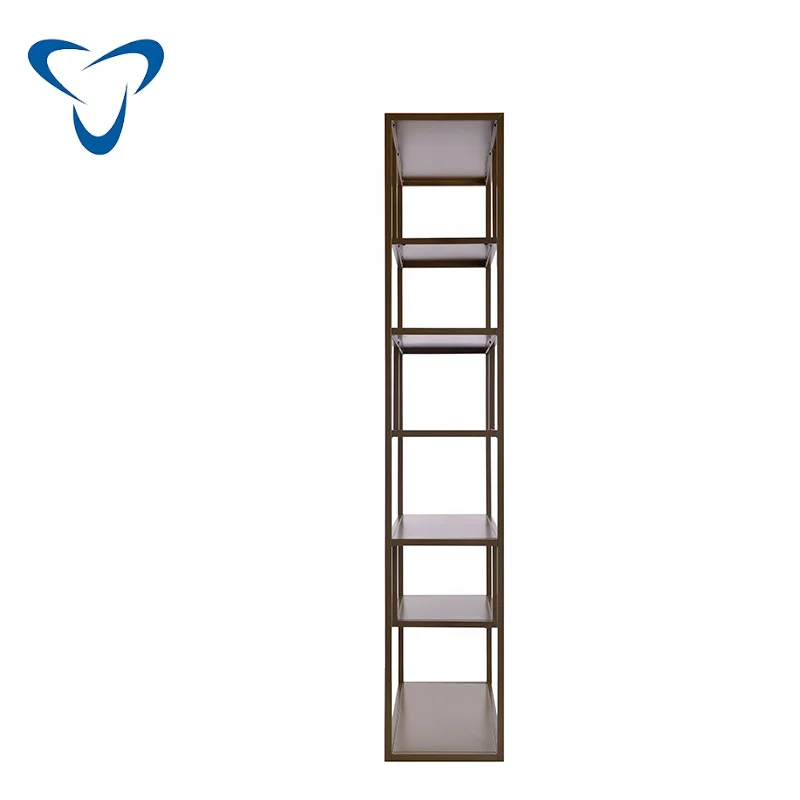 Office Metal Storage Cabinet Decor Books Filing Display Shelf Factory Low Price Furniture School Magazine Stand Steel Shelves