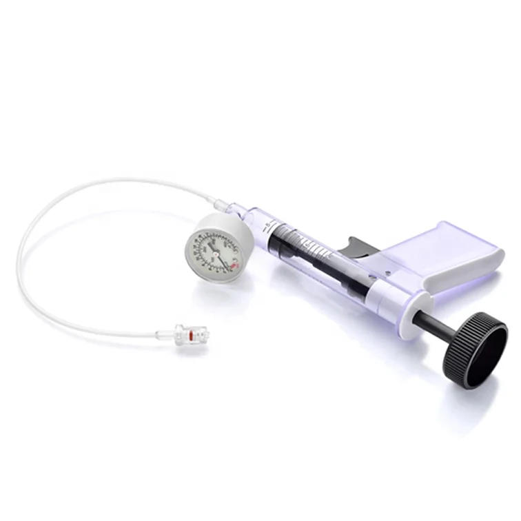 Disposable Inflation Device Kit Ercp  Gun Type Balloon Inflation Device PTCA Balloon Inflation Device