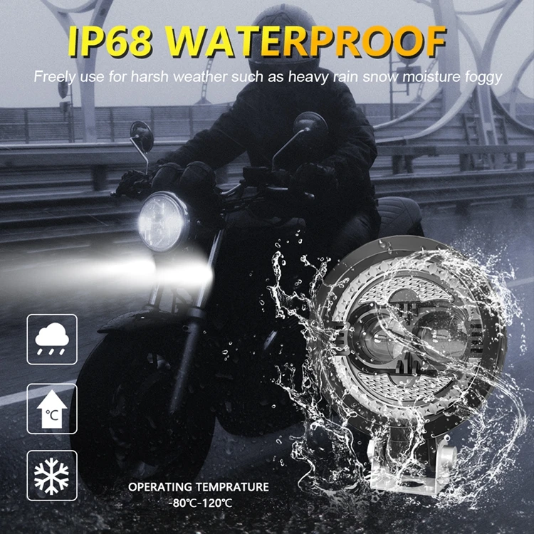 LED light strip, super bright point driving light waterproof mist light orthopedic car motorcycle SUV ATV truck