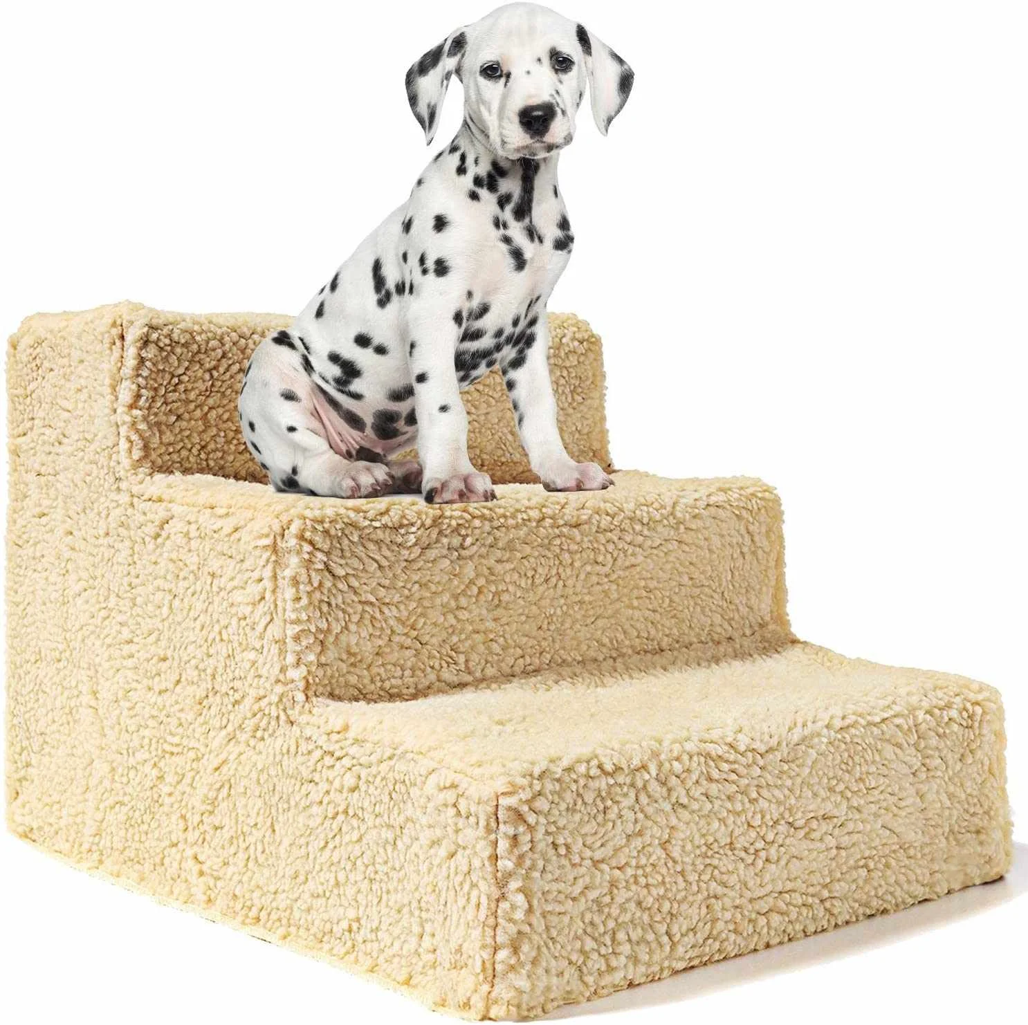 
Drop Shipping Pet Bed Stairs Steps Ladder for Small Dogs and Cats Portable Dog Beds with Removable Washable Cover Plastic Step 