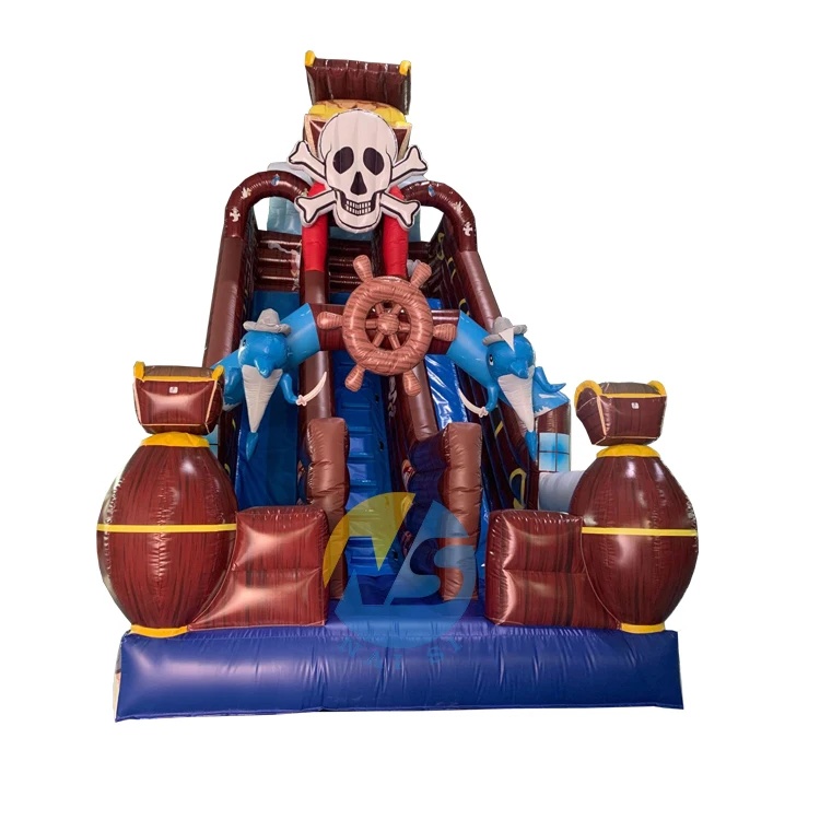 High Quality  Manufacturer Giant Kids Inflatable Titanic Ship Slides