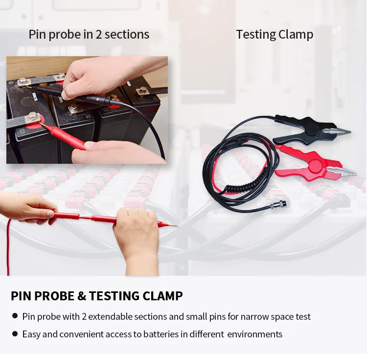 Kongter battery internal resistance tester handheld portable battery tester Battery Impedance Tester