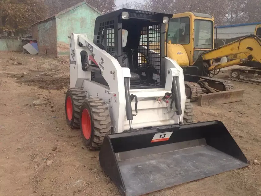 Оригинальная строительная техника б/у Bobcat погрузчики колесные HT-50A S160 S300 S450 мини-гусеничный колесный погрузчик