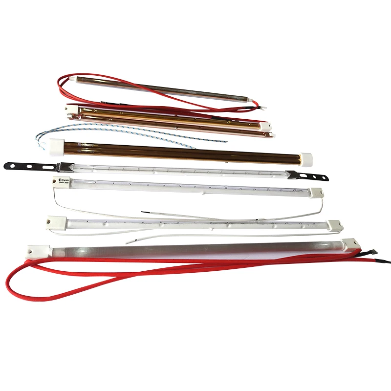 240V-1000W/A/R кварцевое стекло 400w 500w 1000w 2000w инфракрасная галогенная Коротковолновая очистка воды ИК-лампа с нагревательной трубкой