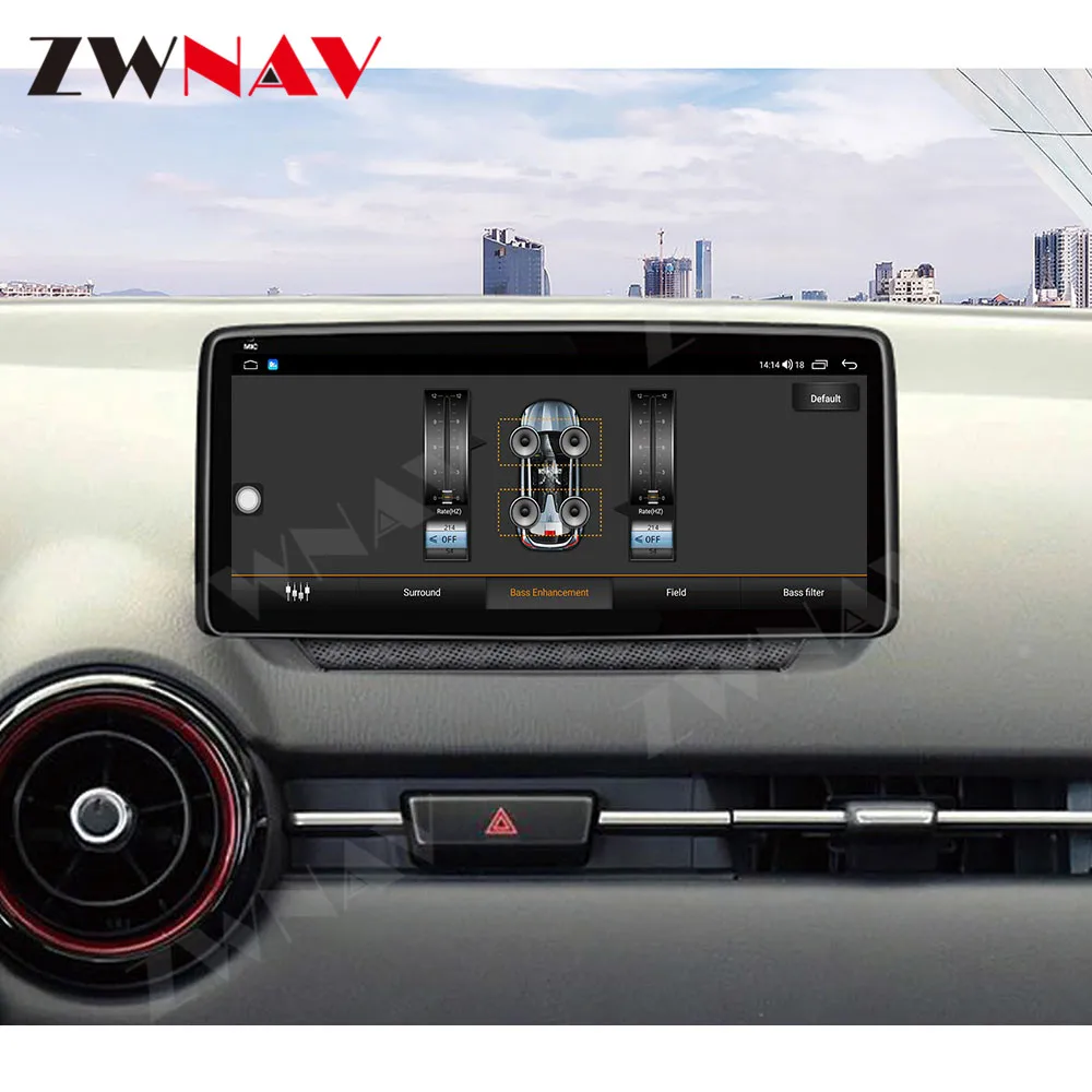 ZWNAV Android 10 0 128 Автомобильный мультимедийный стерео для MAZDA CX-3 2018 + с авто радио рекордер Carplay GPS навигации