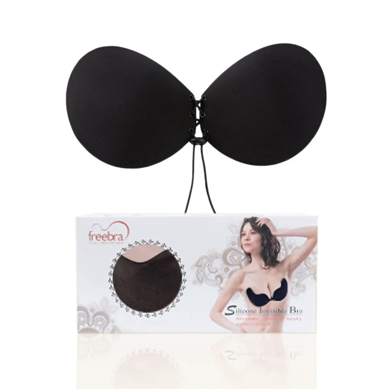 Adhesive Bra Backless Strapless Bra Breast Push Up Wire Free Sex Invisible Bra For Wedding Dress