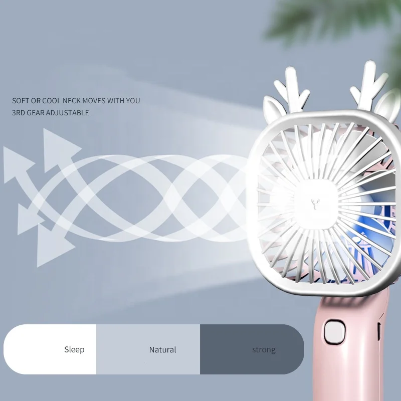 Mini portable hand held handheld fan cooling small usb rechargeable hanging neck standing electrical cute air cooler fans