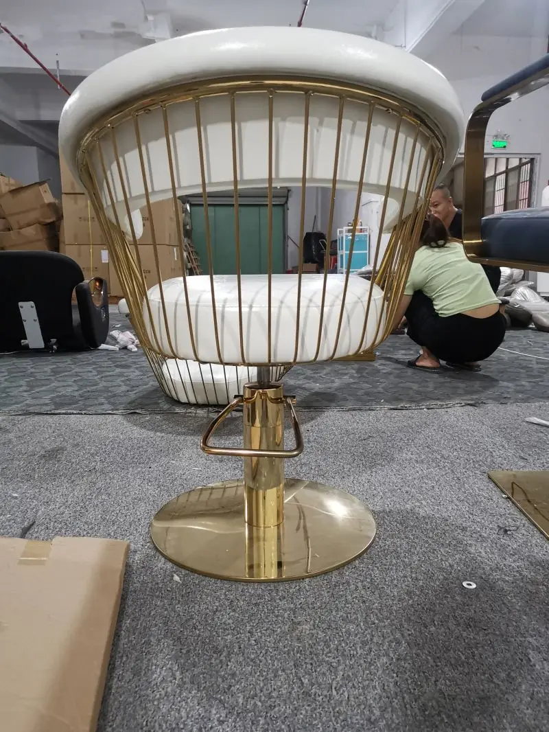 Wholesale Cheap Cadeiras De Barbeiro hairdressing furniture Hair Cutting Hydraulic Pump 2 Years Para Mobiliario De Salad