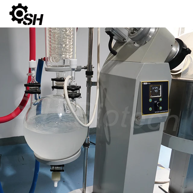 20L Vacuum rotary evaporator wiped film evaporator oil distiller