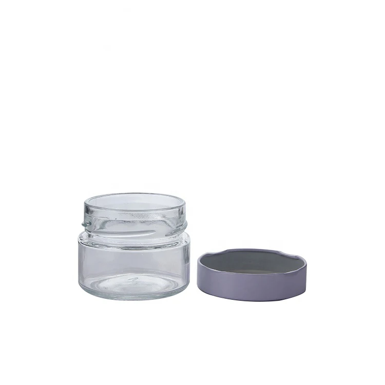 300ml cheap antique glass honey jars  with lids wholesale