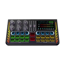 All-In-One Podcast Production Studio Kit Musical Mixer With Podcast Microphone and Headphone