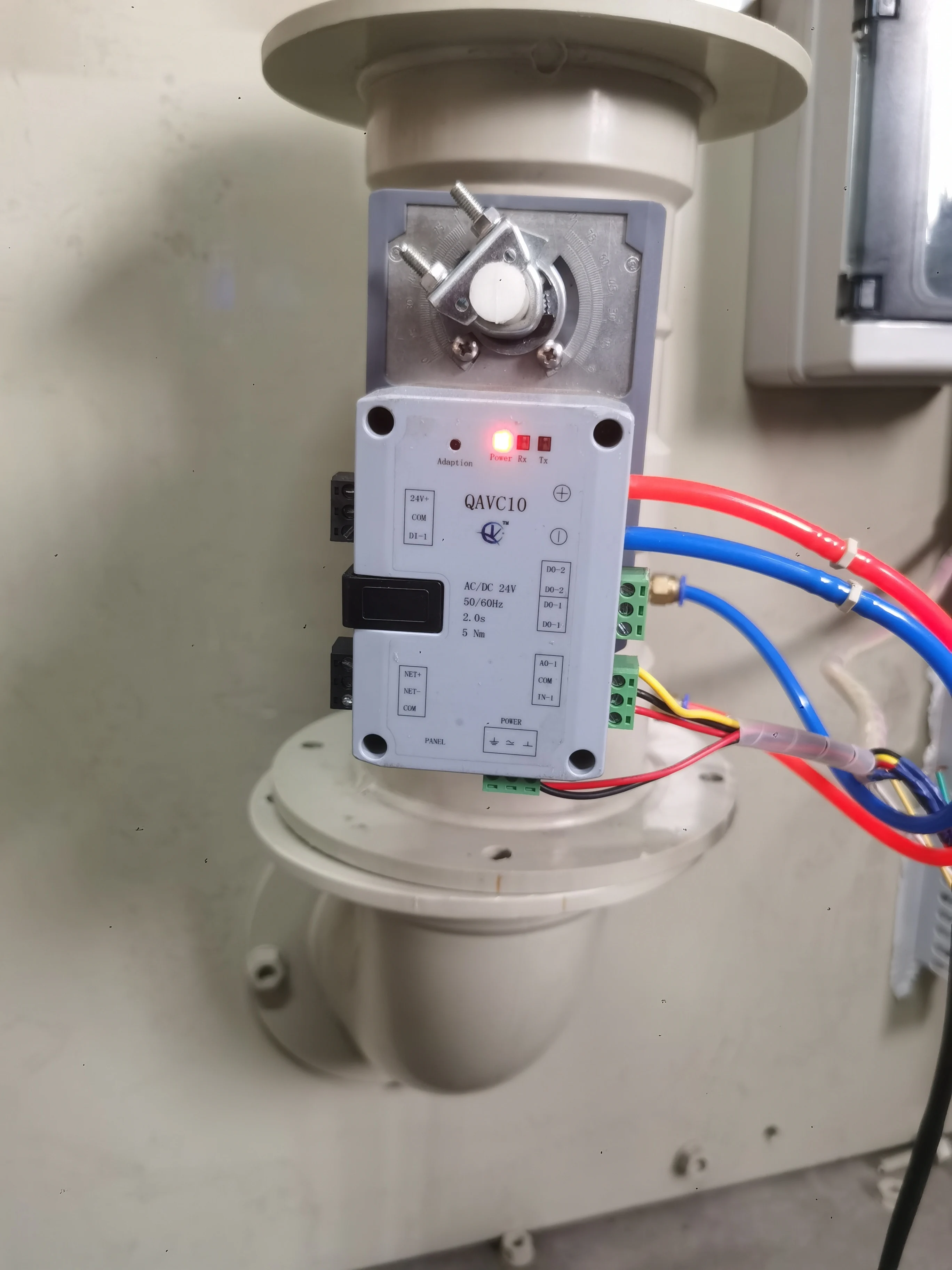 Electric flow control valve VAV variable air volume damper